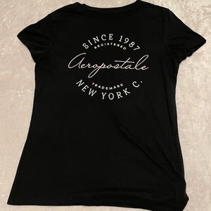 Black Aeropostale Logo Shirt